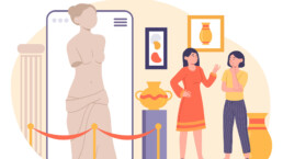Visitor engagement with a museum app