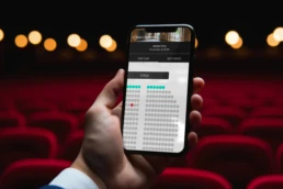 iPhone in a theatre venue